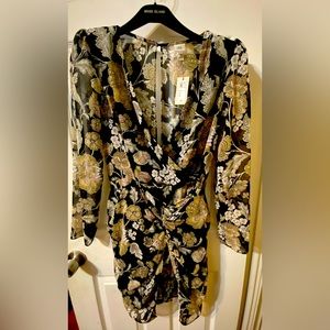 River Island Long sleeve floral dress UK 10